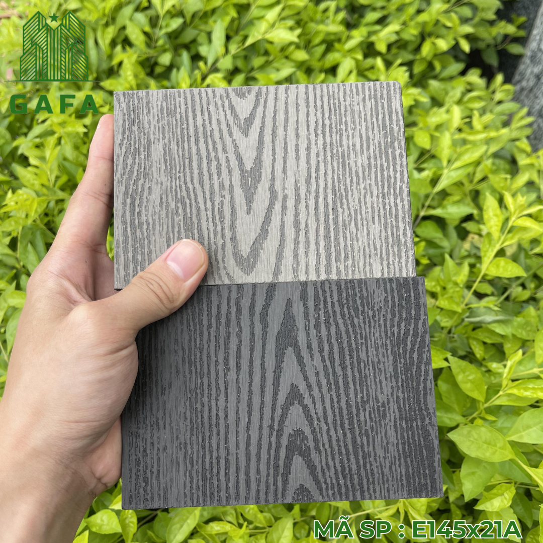 Sàn gỗ nhựa 4 lỗ chữ nhật Gafa vân 2D