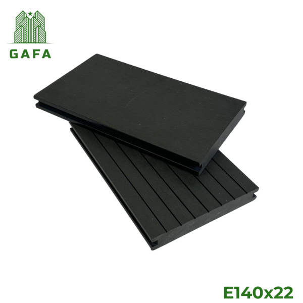 Sàn gỗ nhựa đặc GAFA [Mặt CHÀ NHÁM] - Kích thước 140x22 [E140x22] - Hình ảnh 2