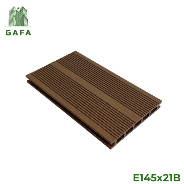 Sàn gỗ nhựa 5 lỗ chữ nhật GAFA - Kích Thước 145x21 [E145X21B] - Hình ảnh 3