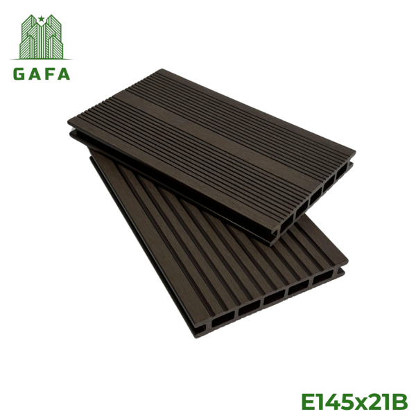 Sàn gỗ nhựa 5 lỗ chữ nhật GAFA - Kích Thước 145x21 [E145X21B] - Hình ảnh 7