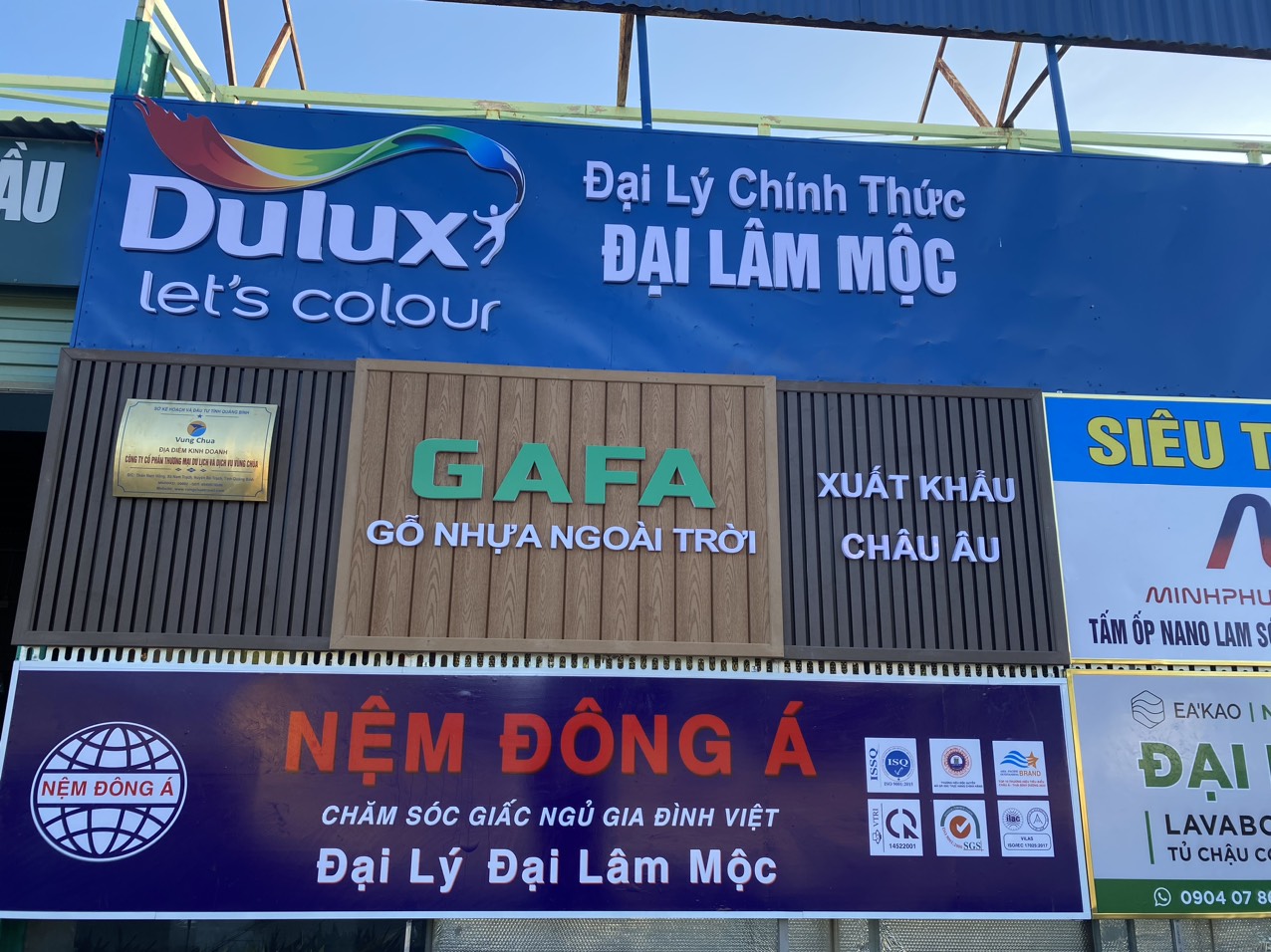 Tổng kho phân phối gỗ nhựa ngoài trời GAFA tại Quảng Bình